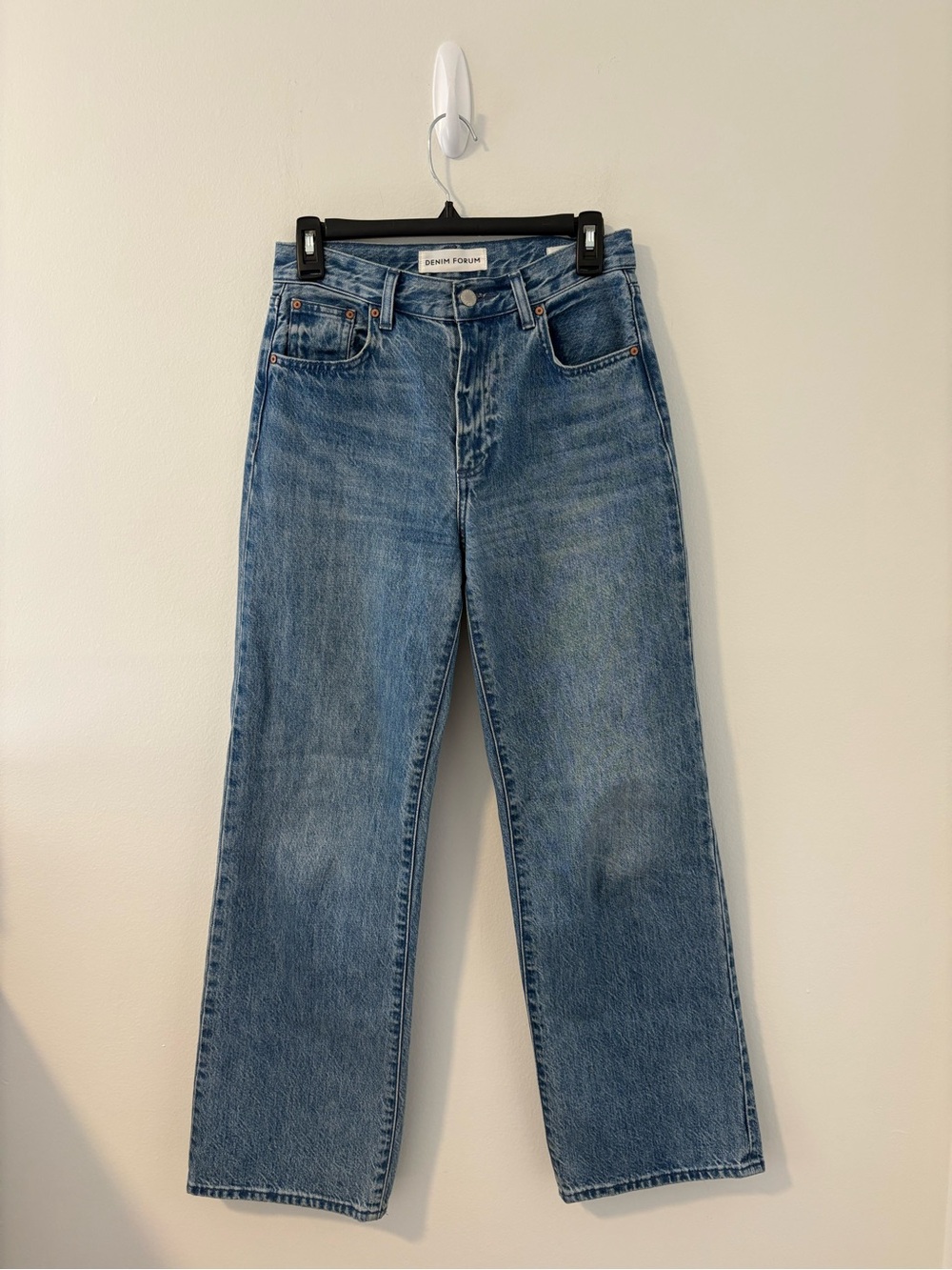 Denim Forum The Farrah High-Rise Wide Leg Size 25